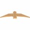 Ekena Millwork Bellingham Timber Gable Bracket, Western Red Cedar, 48"W x 14"H x 1 1/2"D x 5 1/2"F, 7/12 Pitch GBW048X14X0206BEL00SWR - alternate 4